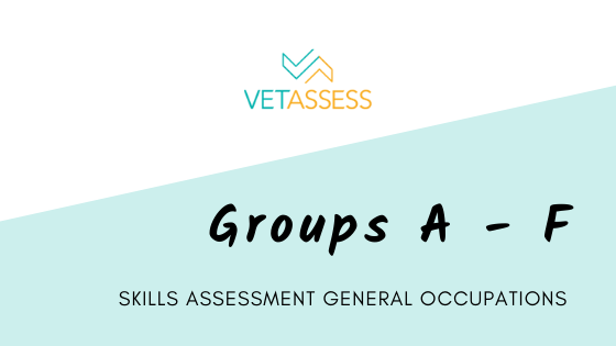 VETASSESS Professional Occupations Groups